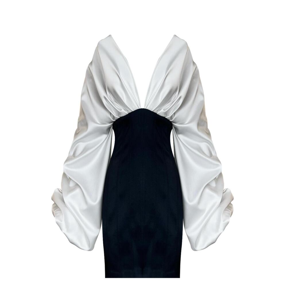 NEW GIGIIS libre luxus dress spider in black-white